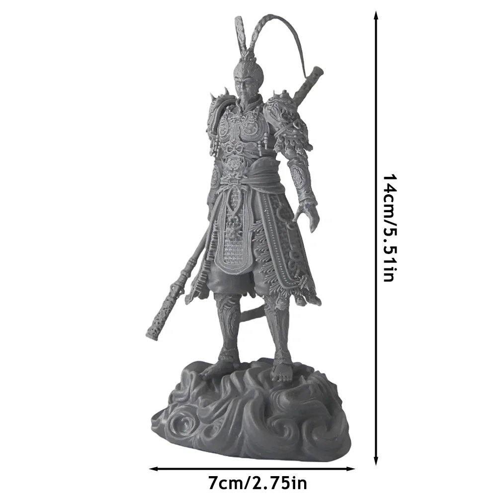Black Myth Wukong Figure 1:18 Miniature Figure Resin Model Kit Unpainted Plastic Model Kit A615