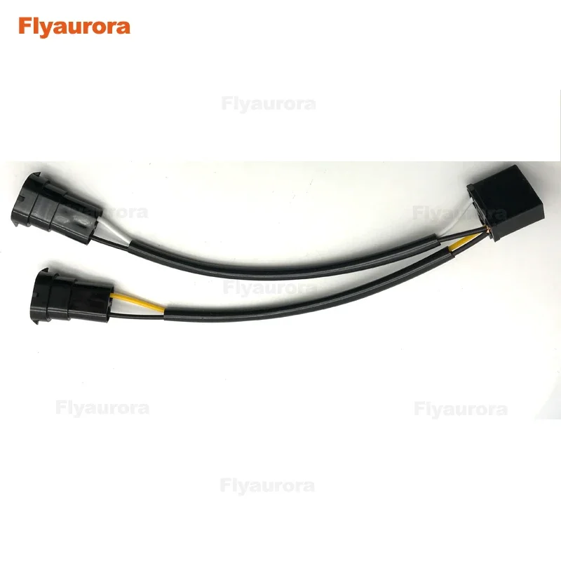 Motorcycle Accessories Dual Beam Headlight Splitter Harness Adapter H4 Splitter Harness H4 to H9 / H11 for Road King 2017-2018