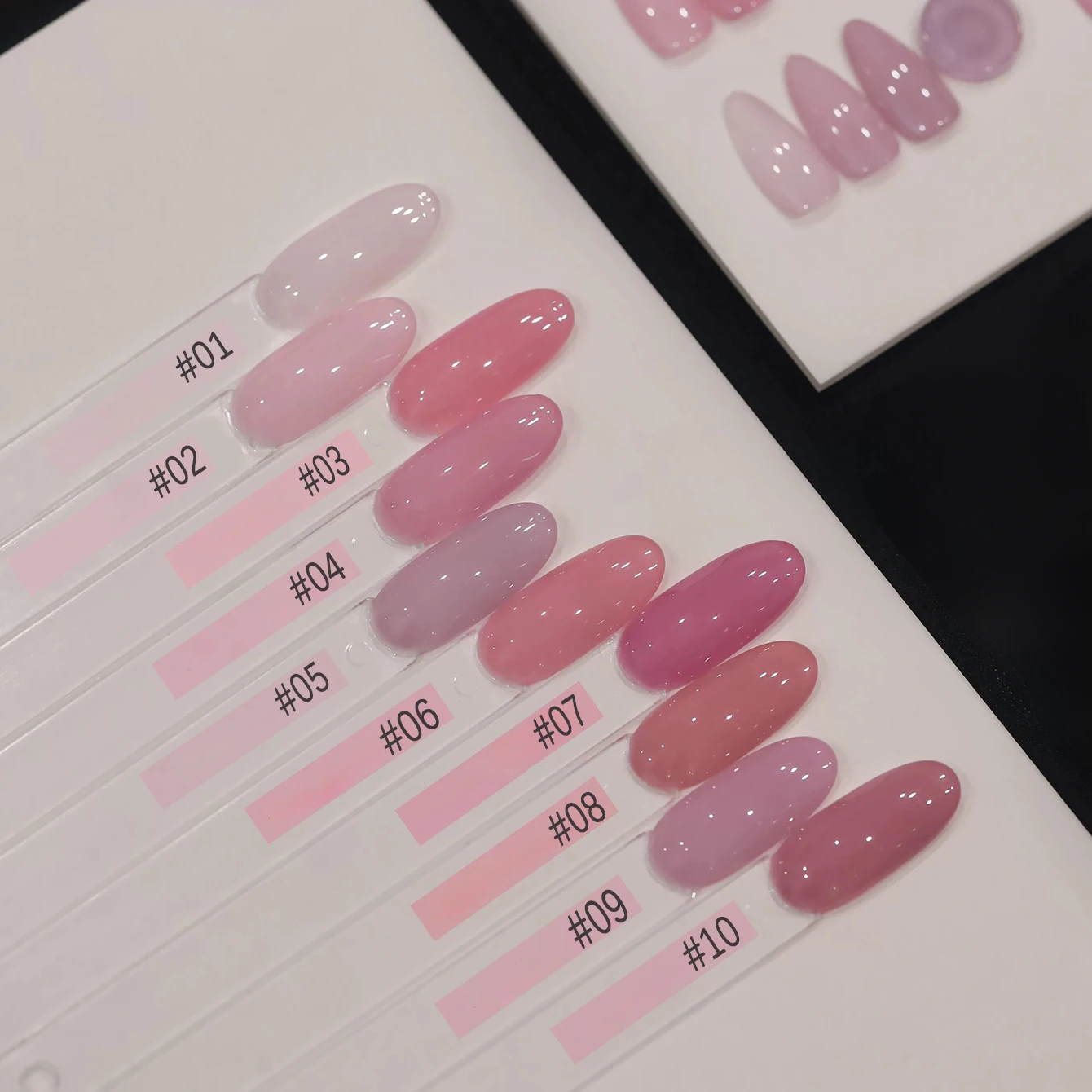 MIANEL 10ml Spring and Summer Ice Transparent Series Jelly Gel Nail Polish 2026 Nude Pink Nail Polish Nail Art