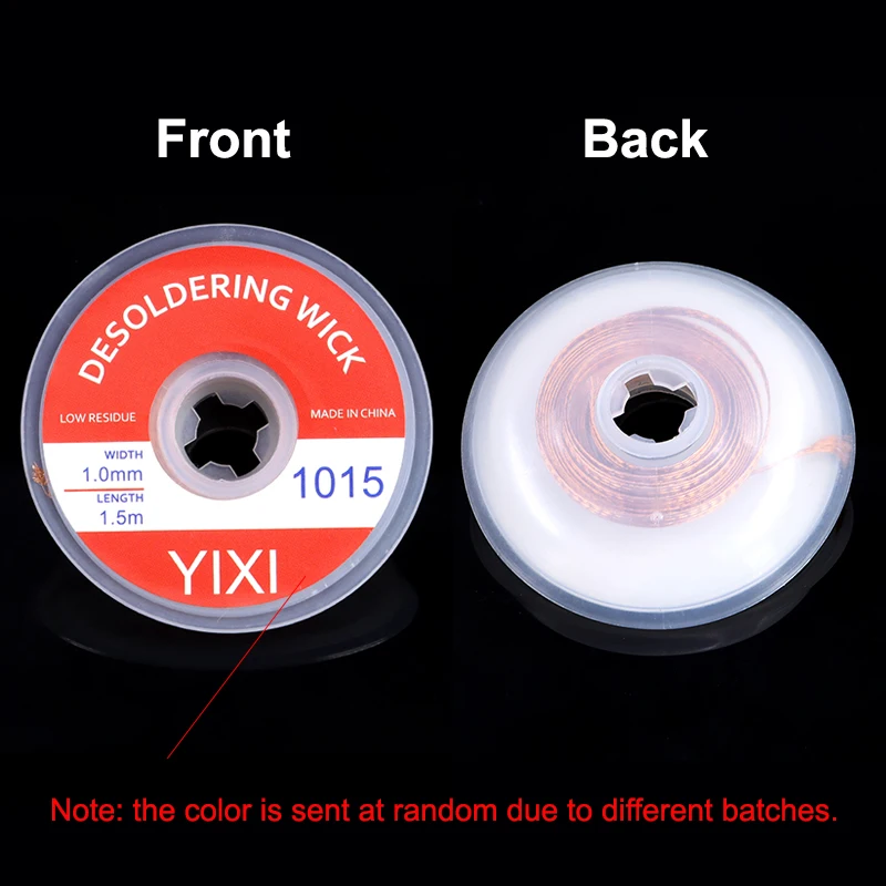 1-4mm 1.5M Desoldering Mesh Braid Tape Copper Welding Point Solder Remover Wire Soldering Wick Tin Lead Cord Flux For Soldering