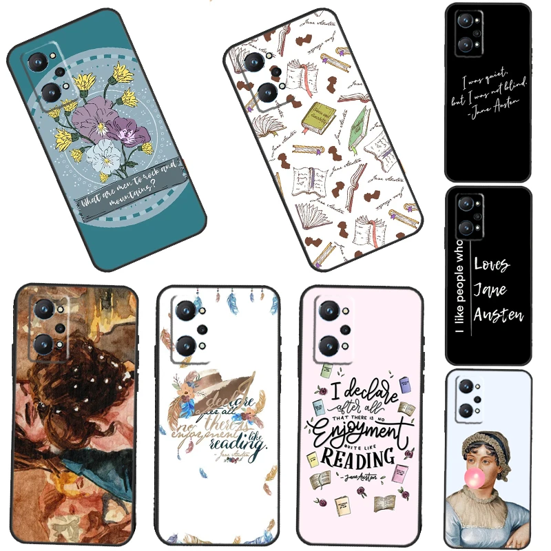 Pride And Prejudice Jane Austen Case For Realme 8i 8 Pro GT Neo 2 Master C31 C35 Back Cover For Realme Q3s C11 2021 C15 9 Coque