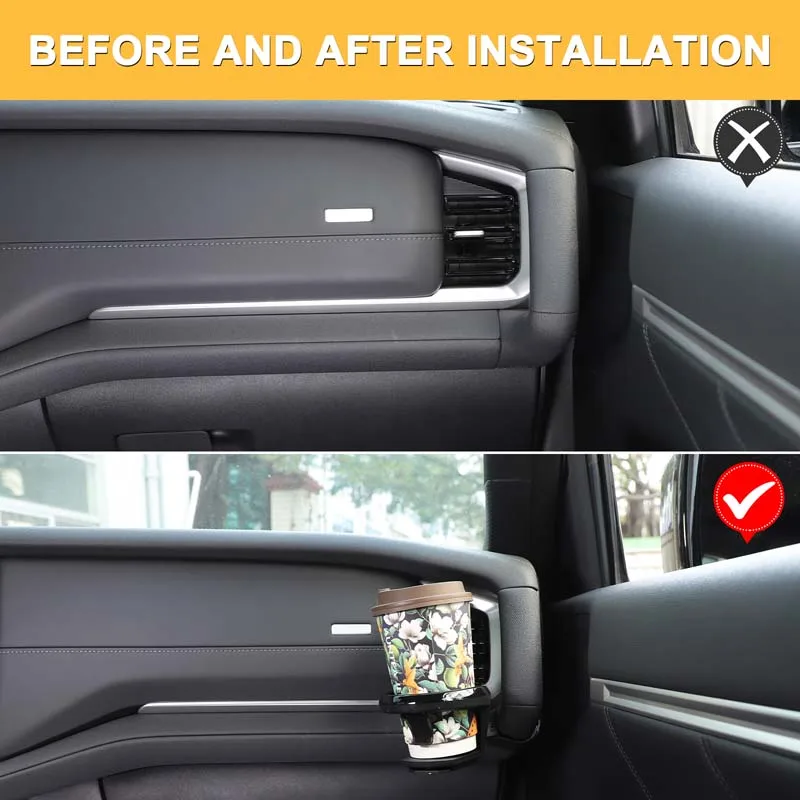 For Changan Deepal G318 2024 2025+ Aluminum Alloy Car Glove Box Drink Holder Water Cup Expanding Mug Holder Accessories