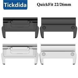 1pair Quickfit Watch Connector for Garmin Fenix 8 7 Pro 7X 6 6X 5X 8X Plus Stainless Steel Adapterr for Garmin Strap Adapter
