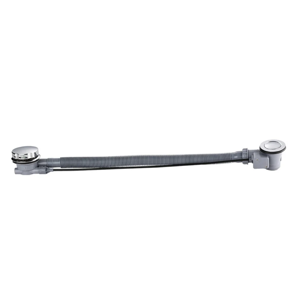 Bathtub Drain, Plastic Bathroom Drain Accessories, Integrated Water Removal Bathtub Drain Fits For G1 1/2 Connectors