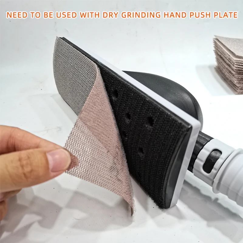 Rectangular Dry Sanding Mesh Sand 70/198 Hand-planed Flocking Sandpaper Suitable For Mirka Sanding Machine