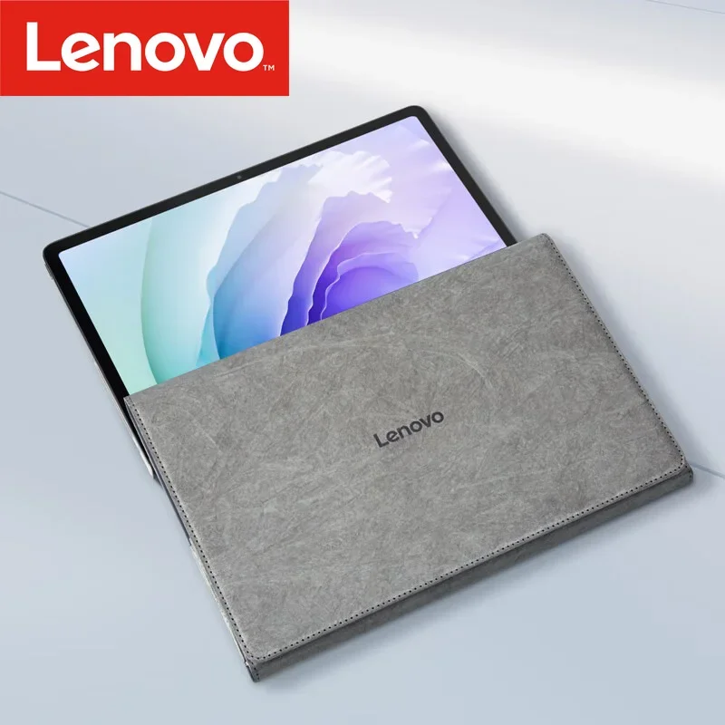 Imagem -02 - Lenovo-clipe de Armazenamento Original para Tab Plus Estojo Protetor Simples Leve pu Interno Magnético Cinza Xiaomi Pad Estúdio 2023