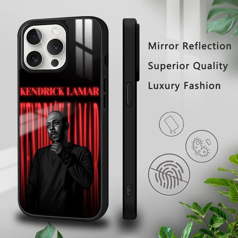 K-Kendrick L-Lamar Phone Case For iPhone 16 15 14 13 12 11 Pro Xs Max Mini Plus Celulares Hard Funda