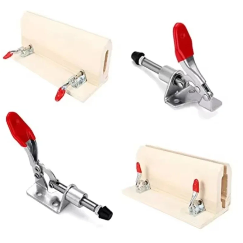 GH-301AM 45Kg Toggle Clamp Quick Release Pull Action Vertical/Horizontal Type Clamps U-shaped Bar Hand Tool For Woodworking