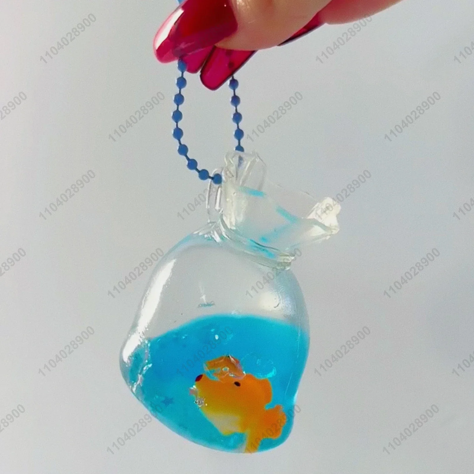 Borsa fortunata Palla antistress fatta a mano Borsa squishy per pesci rossi Giocattolo Mochi Palla da spremere Alleviare lo stress Giocattolo relax delle mani Regalo