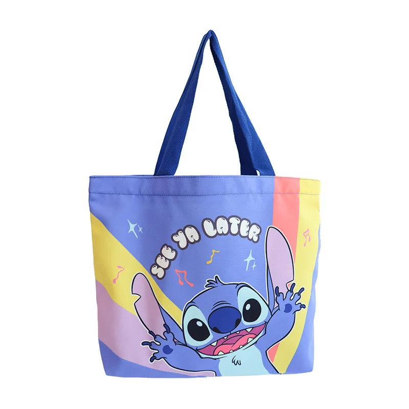 Nowa torba damska Disney o dużej pojemności Fashion Casual Canvas Bag Strawberry Bear Duża torba na zakupy Commuter Handbag