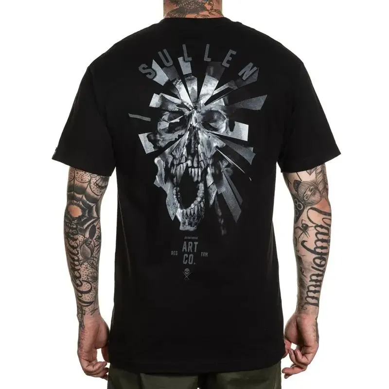 BRAND NEW Sullen SHATTERED TEE SHIRT BLACK LARGE LIMITED EDITION RELEASE