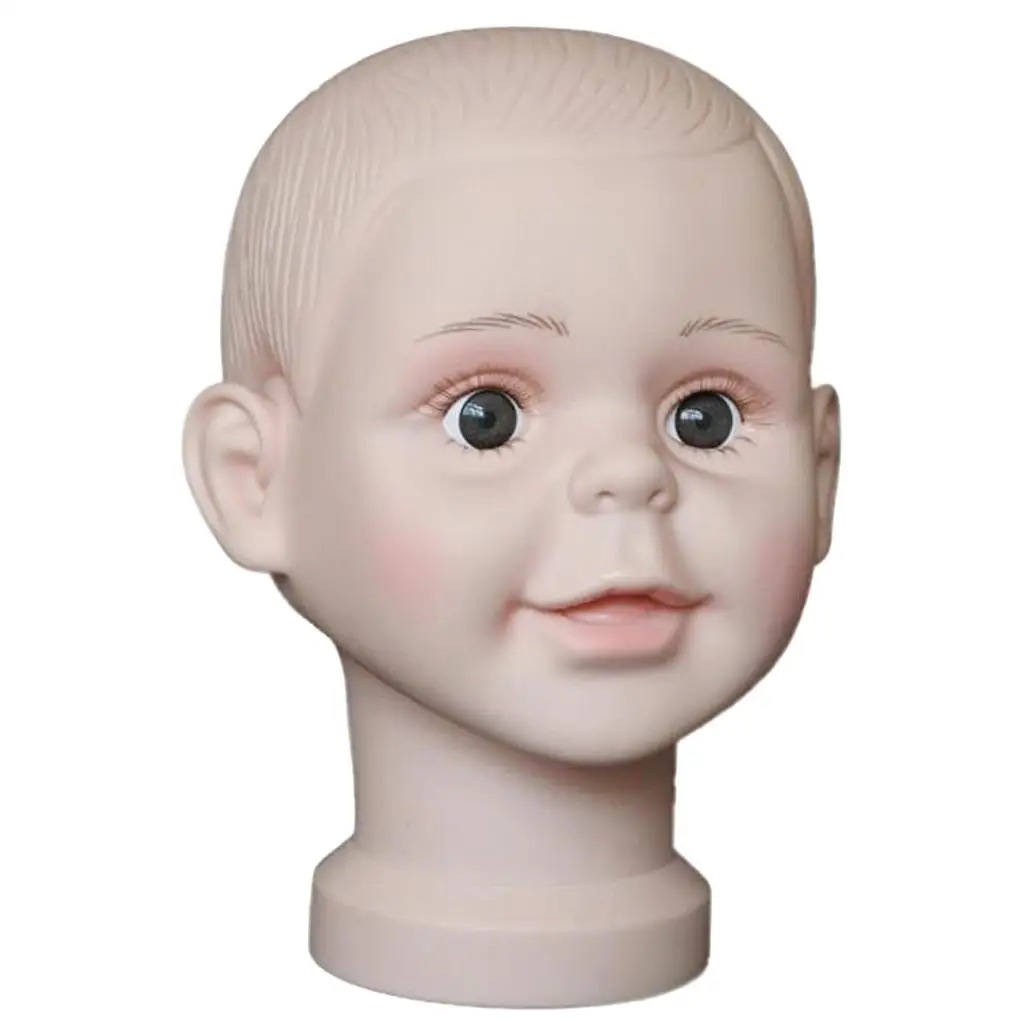 

Children's Children's Mannequin Head Hair Wig Hat Display Stand