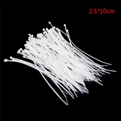 100PCS/Set White Black Milk Cable Wire Zip Ties Self Locking Nylon Cable Tie  (Width 1.8mm ) 10/20cm Length