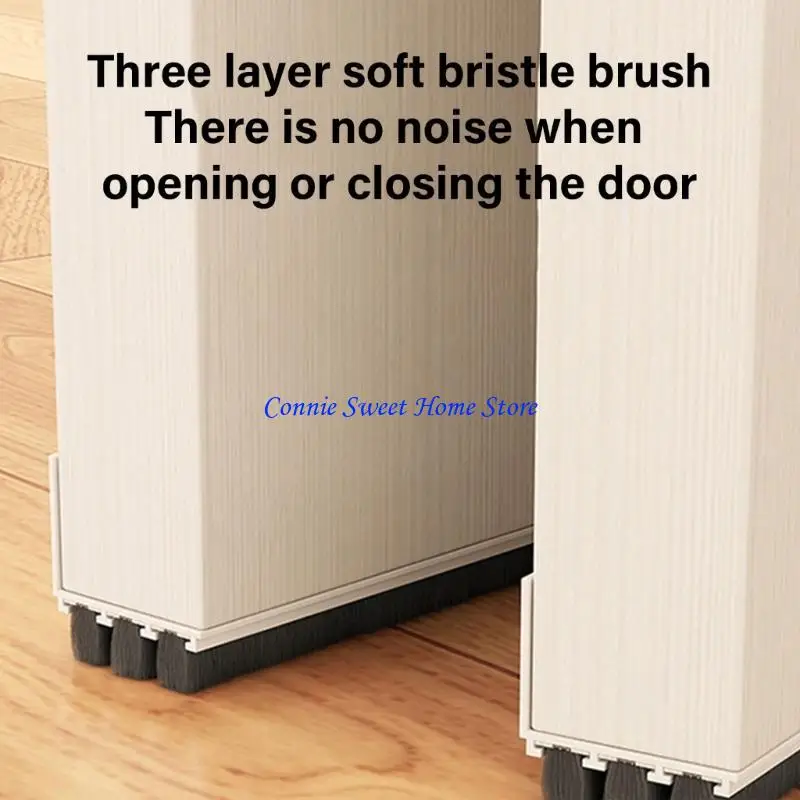 LXAF Door Draft Stopper for Bottom Under Door Draft Noise Blocker Soundproof Seal Strips Adjustable Interior Door Sweeps