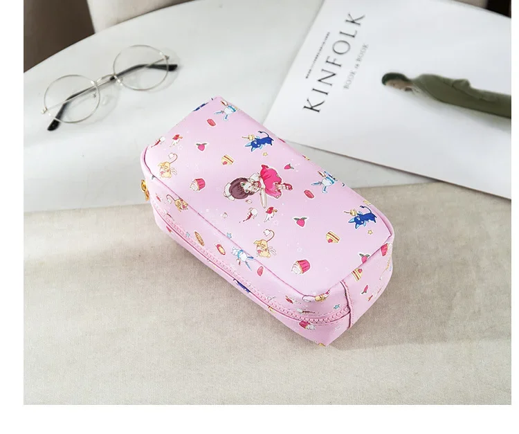 Anime Card Captor Sakura Pencil Case School Student Cosplay Pen Bag Stationery Make Up Bag Handbag