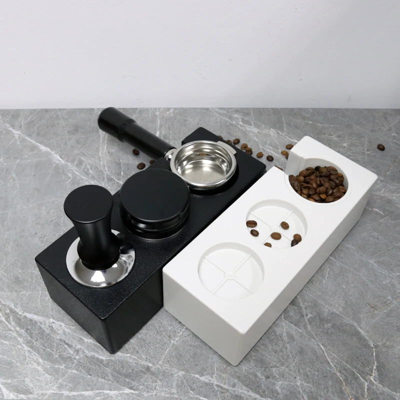 Coffee Tamping Station Distributor Tamper Set For 51mm 54mm 58mm Espresso Portafilter Coffee Tamper Stand Barista Accessories