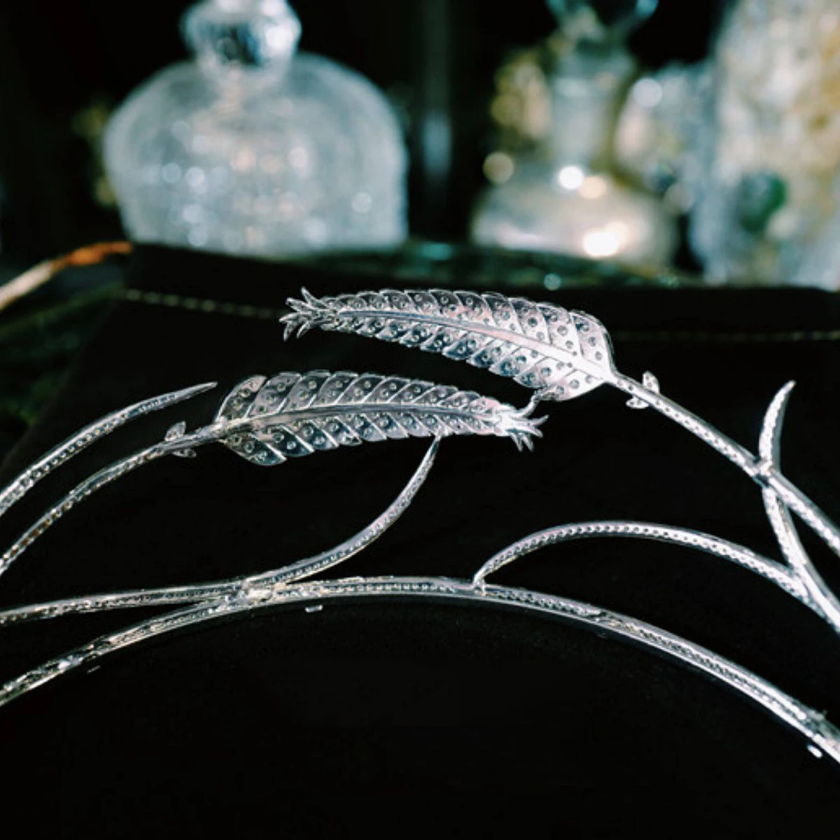 French Forest-Style Fairy Wheat Ear Crown Hair Accessory Beautiful Bride Ceremony Wedding Super Fairy Tale Cubic TiarasHeadpiece