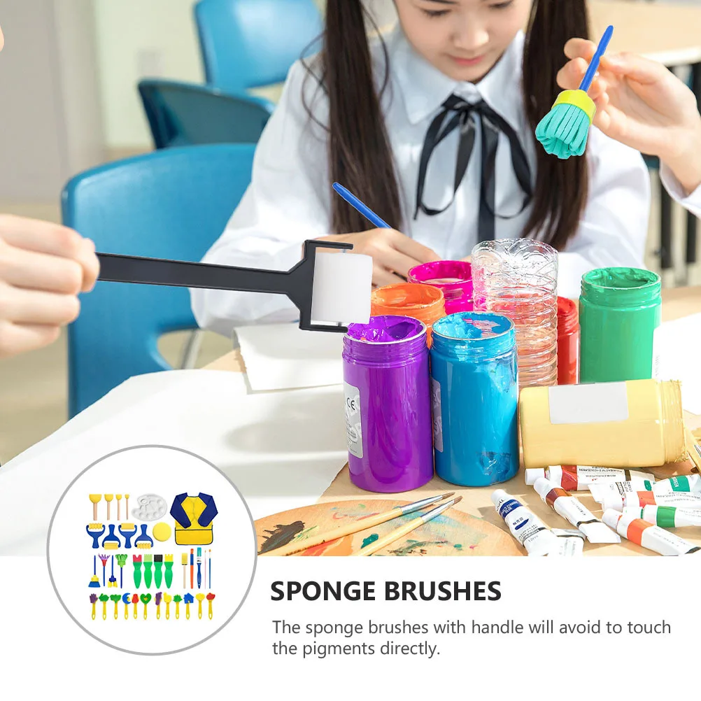 

Paint Art Crafts Brush for Foam Brushes Painting Kits Sponge DIY Tool