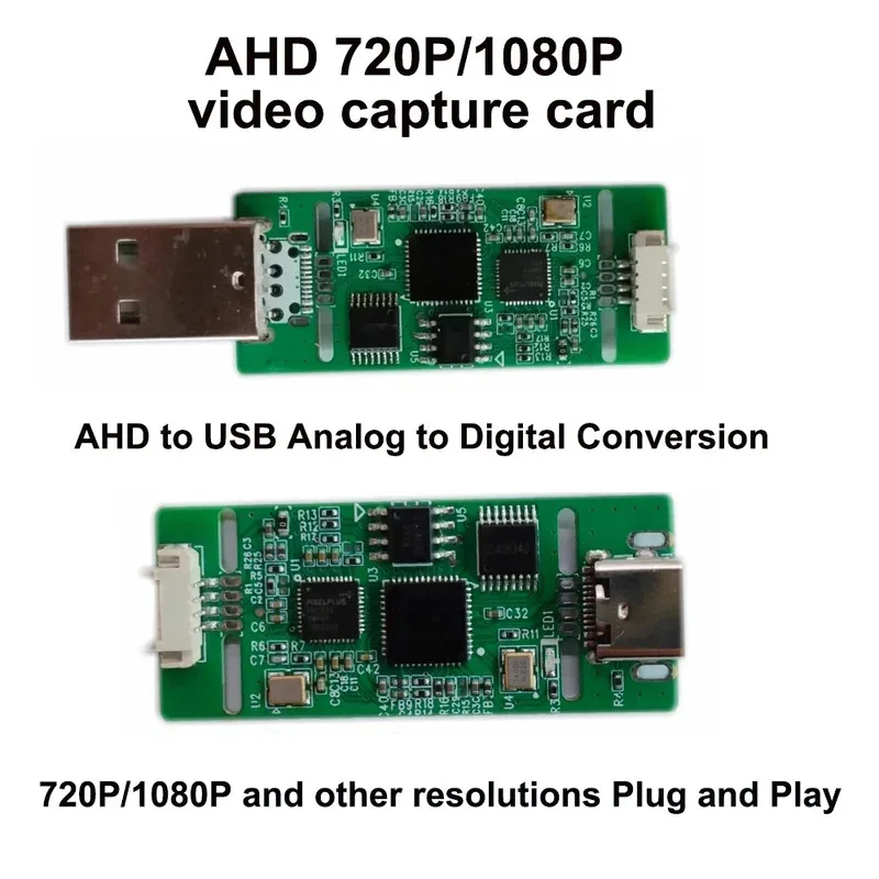 Захват от AHD до USB Аналоговый