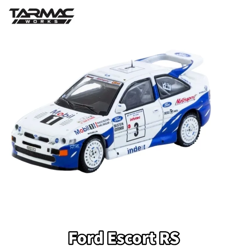 

TW 1:64 Ford Escort RS 3 model # Cast-in-silicon alloy car toy, a gift for friends, an adult collection decoration item.