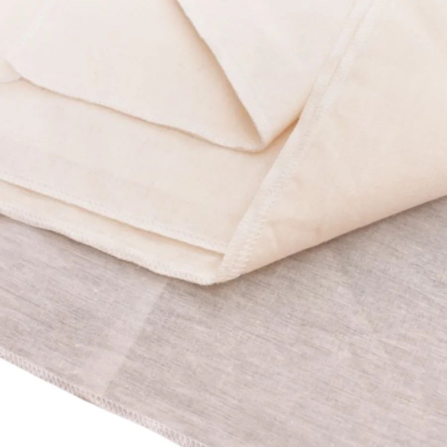 2pcs Cotton Steamer Cloth High Density Curd Cloth Filter Soybean Milk Cloth Filter Residue Gauze Insulation Cover Kitchen Tools