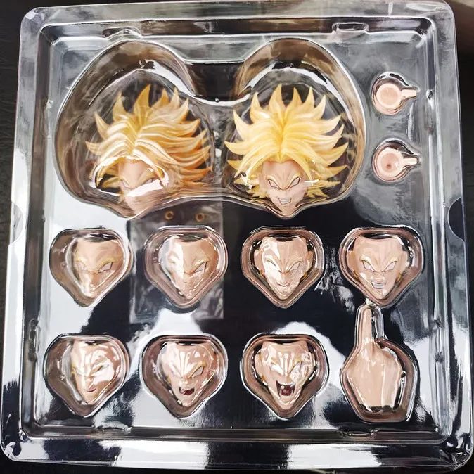 DKO Toys Dragon Ball Z Beast Deities Kong Studio Aciton figura Super Saiyan Broly B010L B011L accesorios para la cabeza figura de Anime regalo