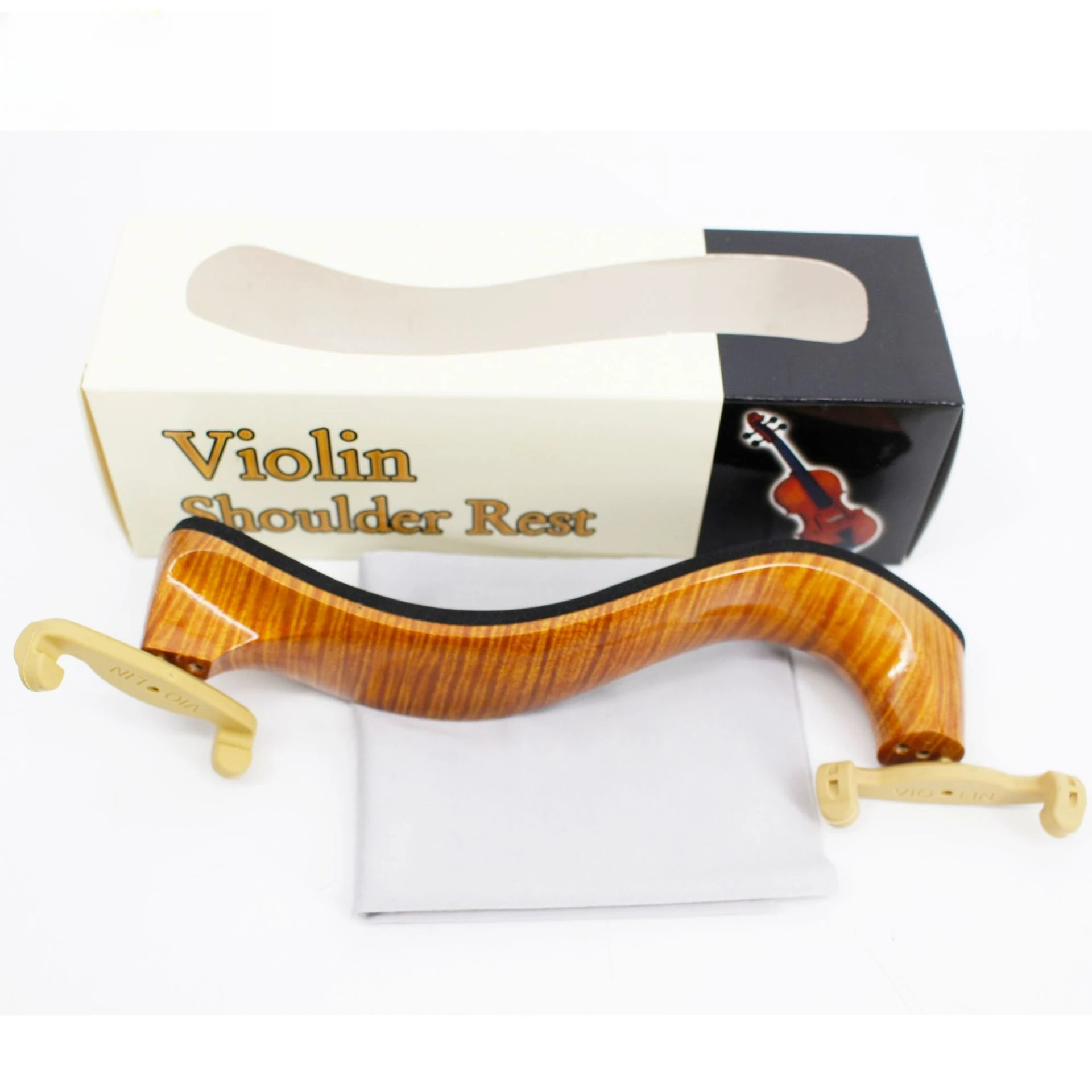 Violin Composite Material Adjustable Shoulder Pad Artificial Aesthetic Design plaid Shoulder Rest