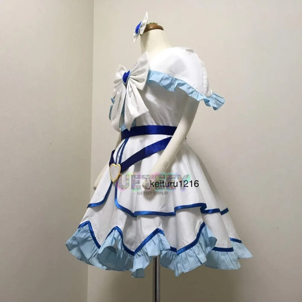 UETEEY Cos جودة عالية PreCure علاج زي علاج الأبيض تأثيري حلي يوكيشيرو هونوكا زي #3