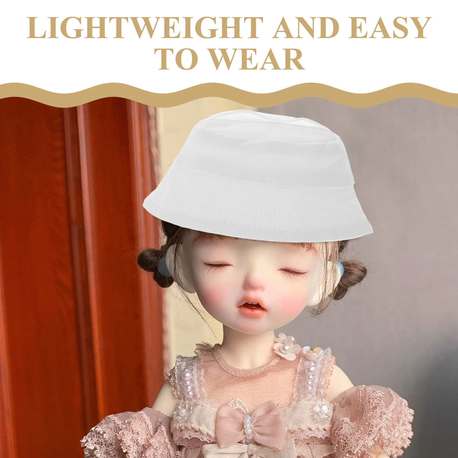 قبعة صياد صغيرة بيضاء 17 سنتيمتر غطاء قماش مفتوح العلوي DIY بها بنفسك الحرف اكسسوارات الشعر الديكور صياد قبعة مصغرة قبعات الحفلات #6