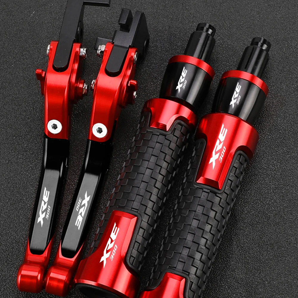 

Motorcycle Adjustable Brake Clutch Levers 7/8''22MM Handlebar grips Handle Ends Cap For Honda XRE 300 XRE300 2022 2023 2024 2025