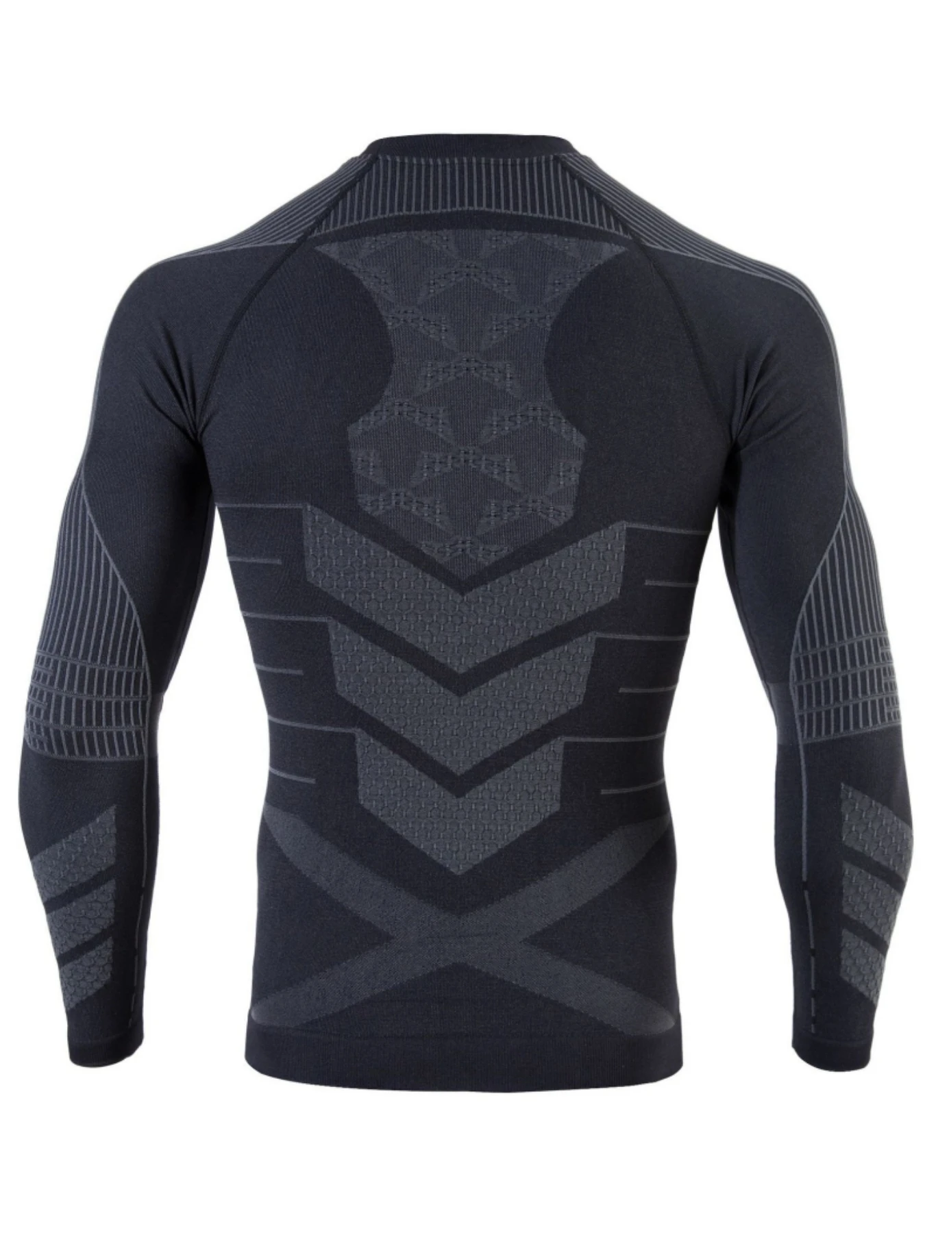 ملابس داخلية حرارية للرجال طقم ملابس رياضية طويلة جونز مع طبقة أساسية مبطنة بالصوف من الأعلى #3