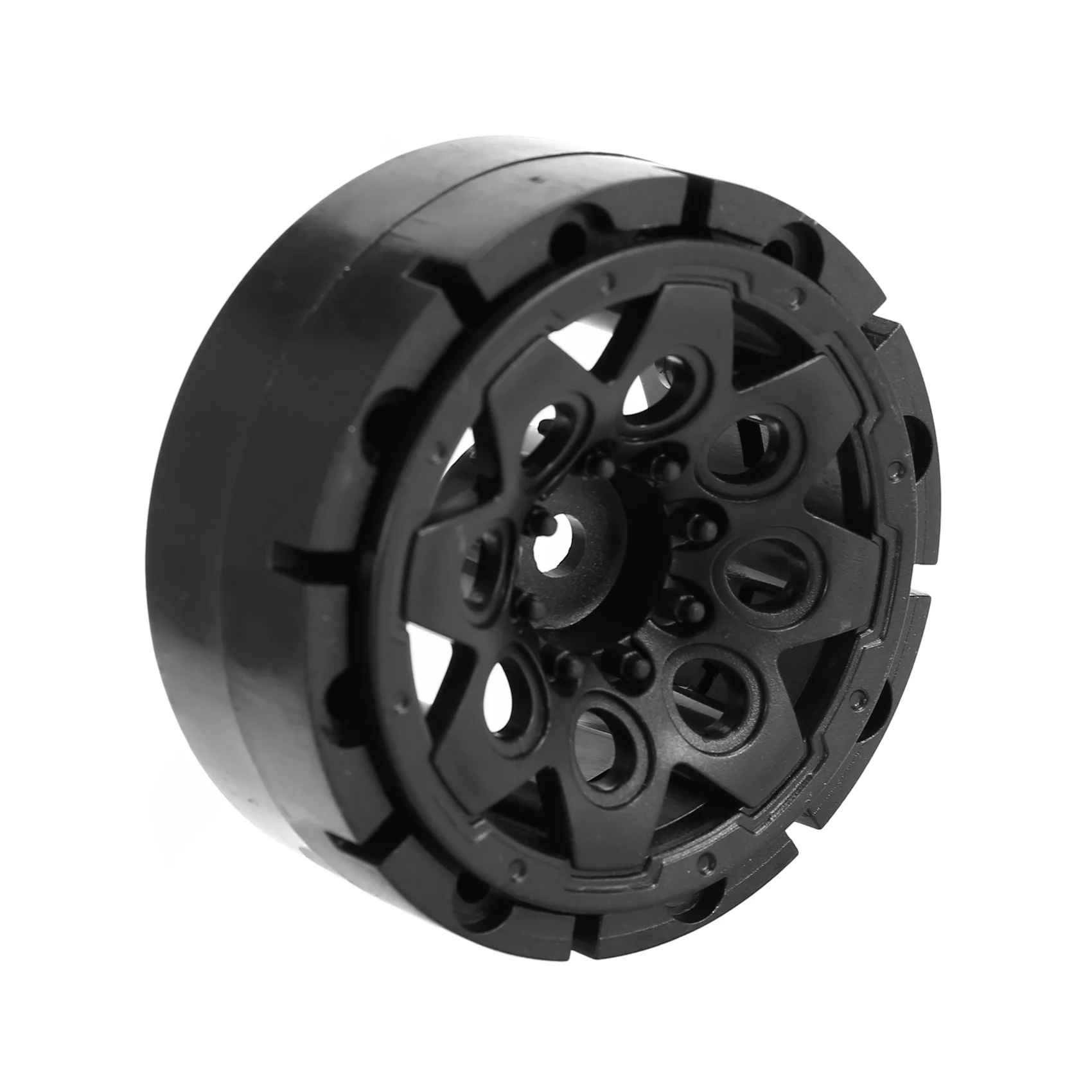 Jante de moyeu de roue ABUM-4PCS en plastique Beadlock 1.9, pour voiture à chenilles axiale 1/10 RC SCX10 90046 AXI03007 Traxxas TRX4 RC4WD D90