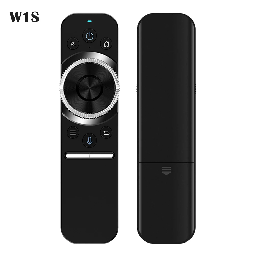 2023 New W1S Air Mouse 2.4G Wireless Voice Remote Control six-axis Gyr for Smart Android TV Box Projector PC Laptop