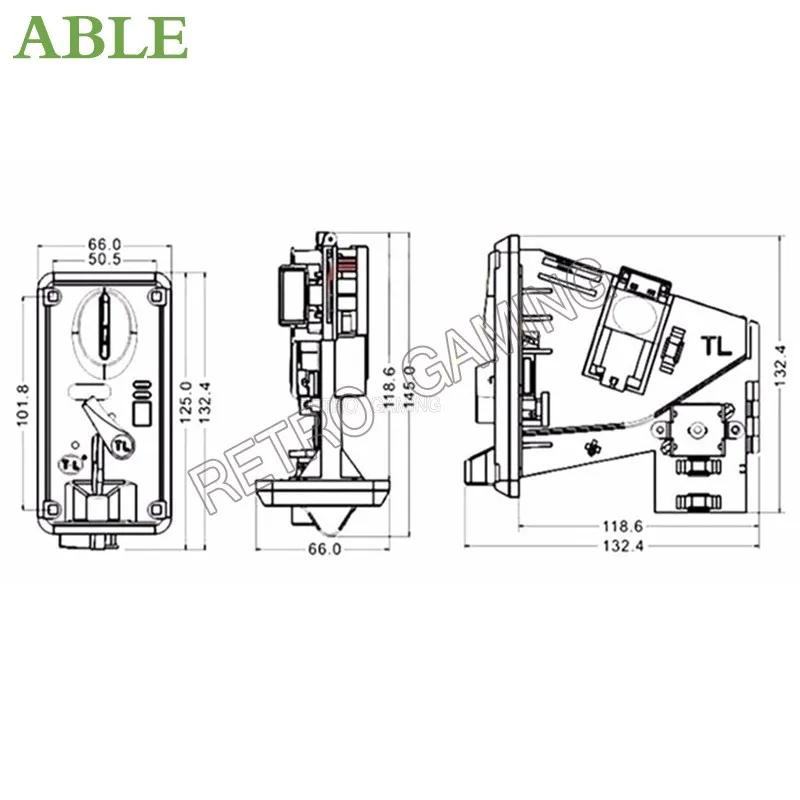 TW-131 CPU Multi Coin Selector Comparable Acceptor /Coin Selector Arcade Parts Arcade Accessories for Vending Machine Games