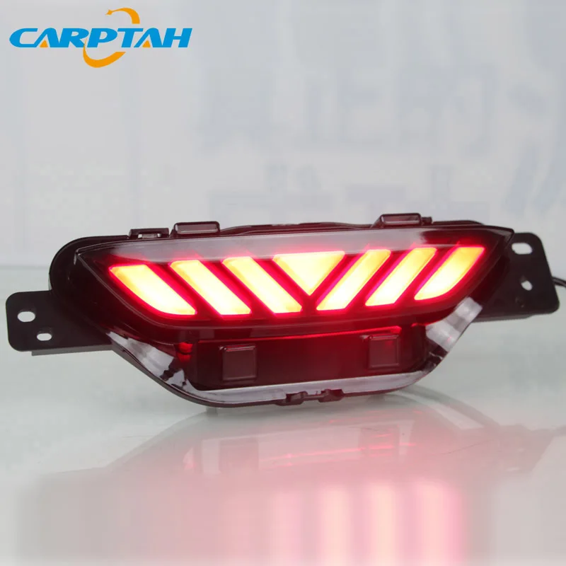 Car LED 12V Rear Bumper Fog Lamps For Toyota CHR C-HR 2016 2017 2018 Brake Light Turn Signal Backup Reflector Lamp Taillight