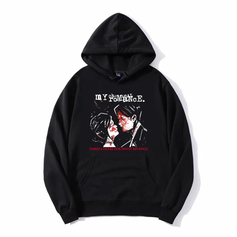 Trend Hoodie My Chemical Romance Mcr Dead Emo Funny Hoody Sweatshirt Casual zipper Streetwear Coat