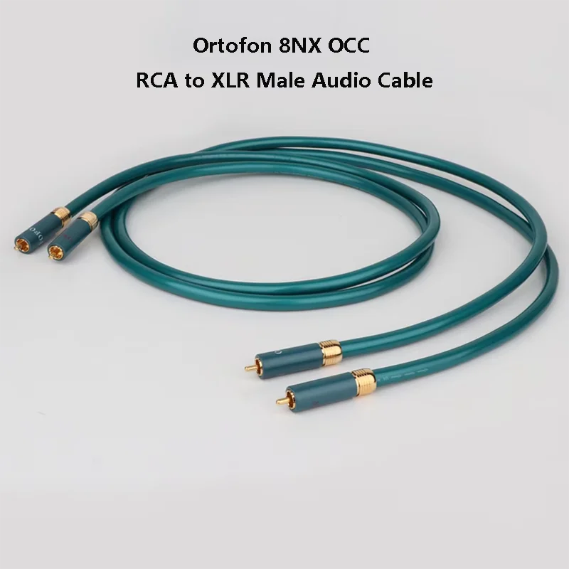 

Ortofon 8NX OCC RCA to XLR Male Audio Cable HiFi Interconnect for Preamp Power Amplifier CD Player DAC