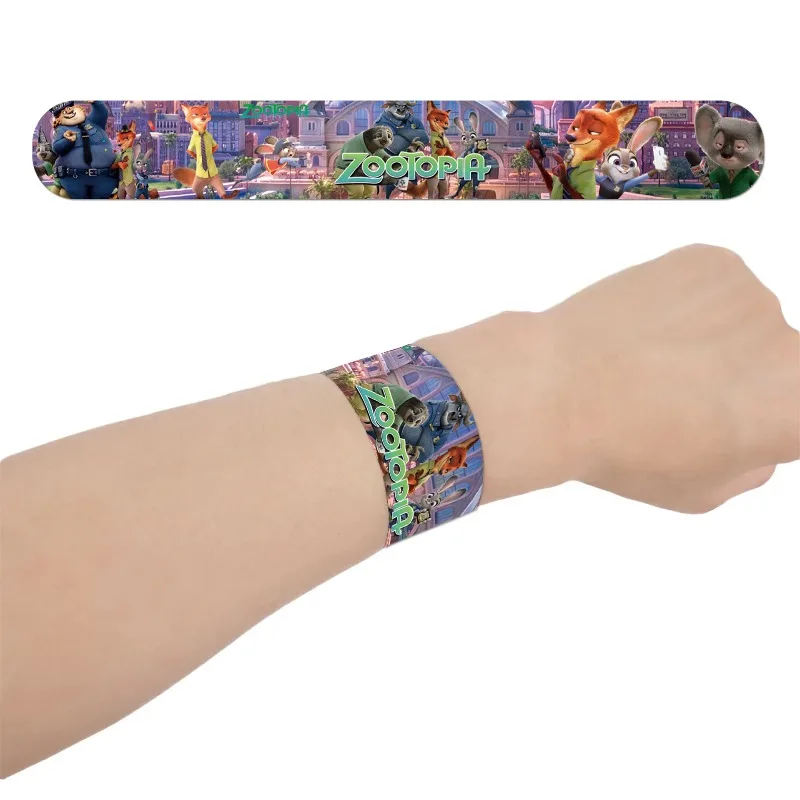 Zootopia fête d'anniversaire faveur enfants fête cadeau faveur timbre gifle Bracelets autocollants cadeaux sac porte-clés sacs en papier bébé douche