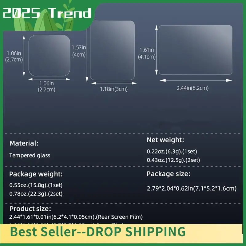 Le migliori offerte per Gopro Hero 13 Protezione per obiettivo schermo Accessori per pellicole antigraffio in vetro temperato trasparente