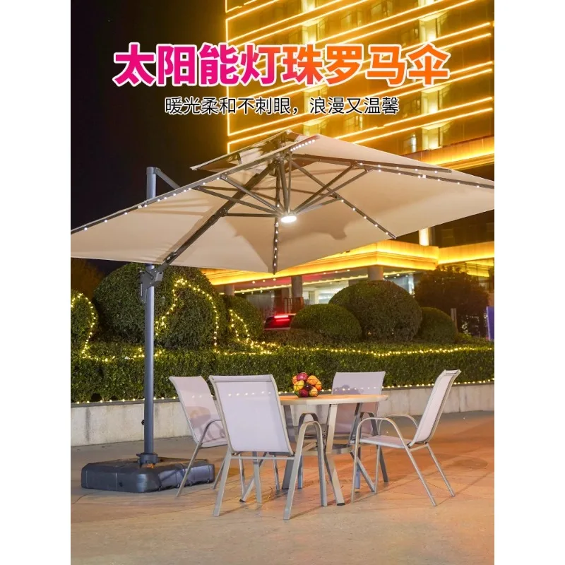 Outdoor courtyard umbrella parasol villa outdoor balcony garden stall big sun umbrella shed outdoor leisure