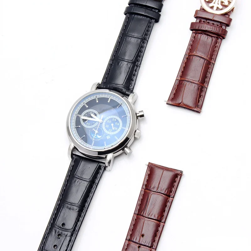 Crocodile Pattern Watchband for Patek Grenade 5167Ax Butterfly Buckle Men and Women 19/20mm 22mm