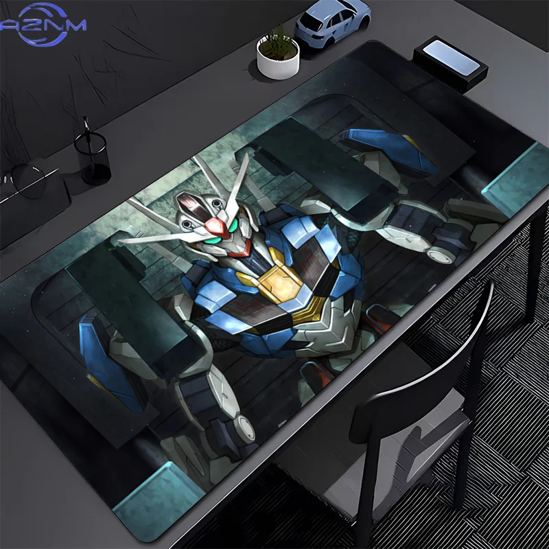 Mouse pad big Mechanical Warrior Gundam Aerial e-sports game player mouse pad keyboard pad non-slip mat coaster PC game Mousepad