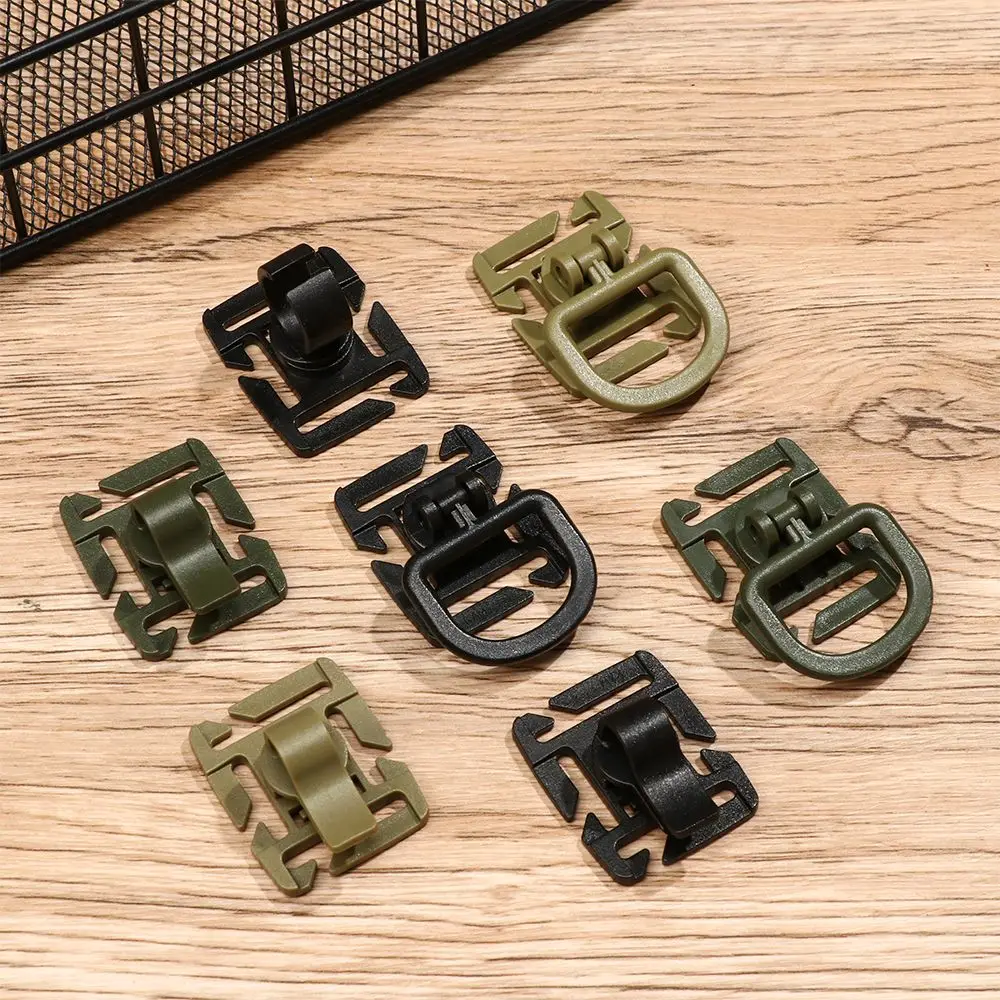 New Swivel Attach Outdoor Molle Webbing Backpacks Locking Carabiner Mountain Clamp D Ring Clip Hose Clamp Strap Hang Buckle