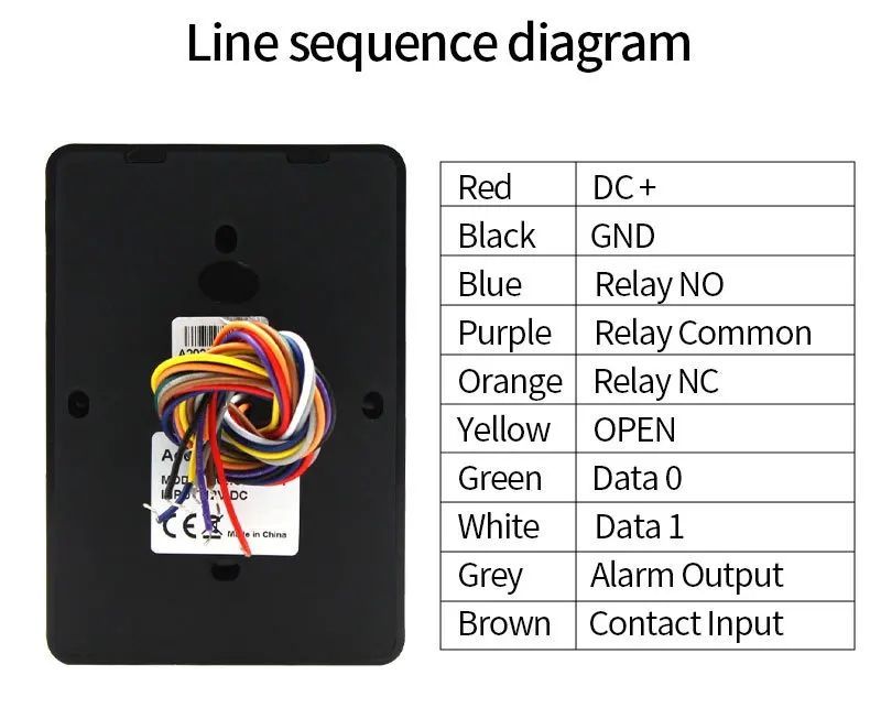 Imagem -06 - Tuya Controle de Acesso Inteligente Impermeável Keyless Fingerprint Smart Life Controle Standalone Teclado Senha Cartão Rfid Porta Entrada