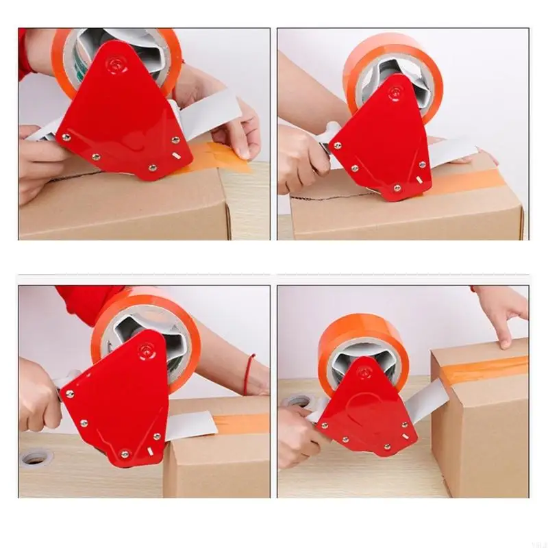 Y5LB Packaging Sealing Cutter Hand-Held Packing Tape Dispenser Wide Tape Dispenser School Ofice Supply for Gift Wrapping