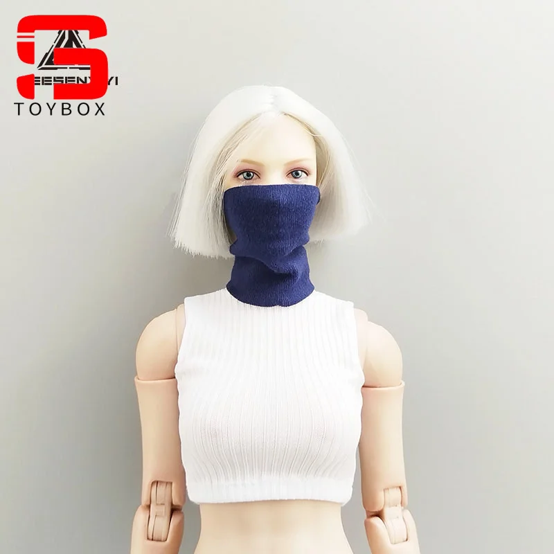Masque de protection faciale, plusieurs couleurs, écharpe, vêtements, accessoire, modèle adapté au corps de figurine de soldat féminin de 12 pouces, échelle 1/6