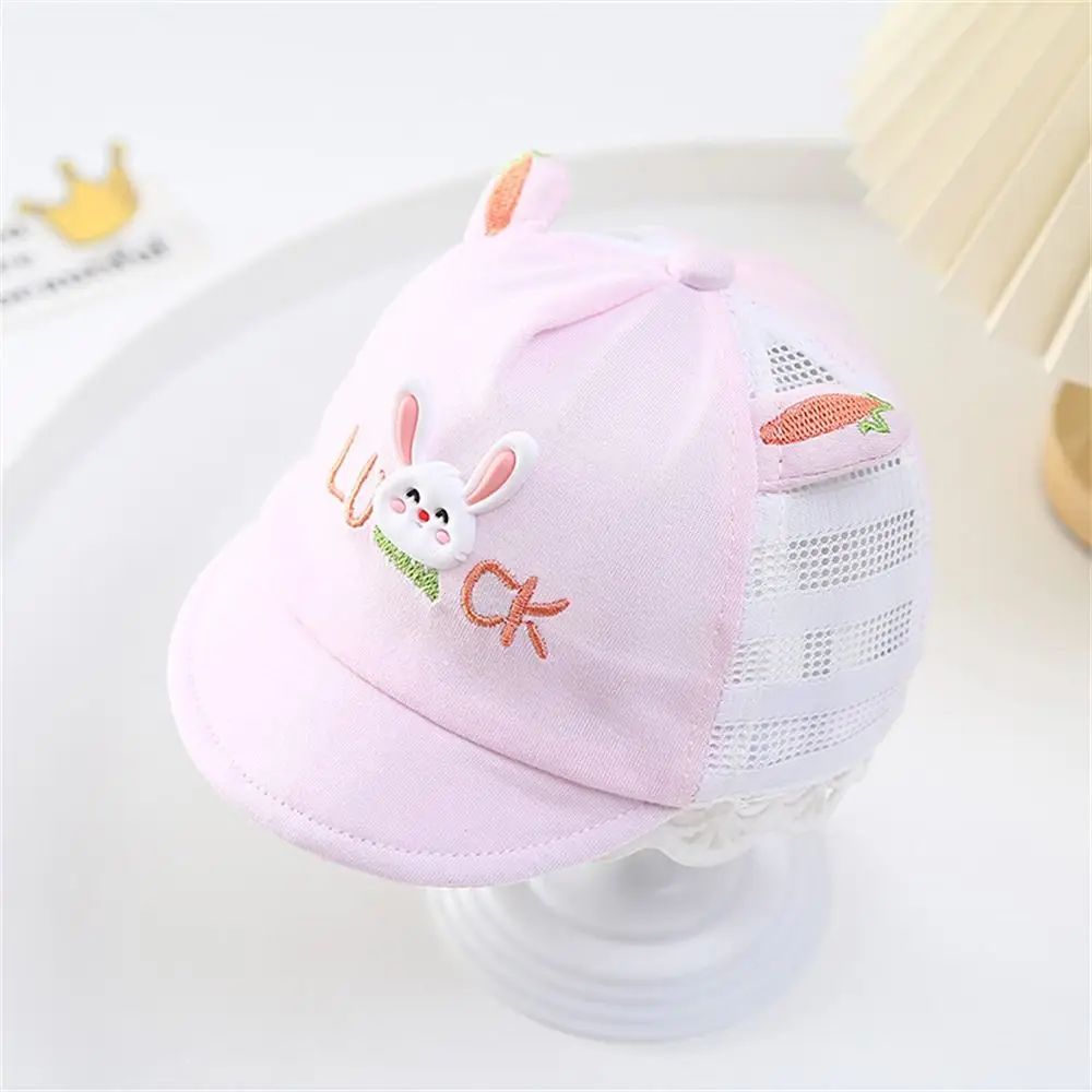 UV Protection Baby Baseball Cap Fashion Cute Cartoon Soft Cotton Duck Tongue Hat Thin Breathable Sun Protection Hat Toddler