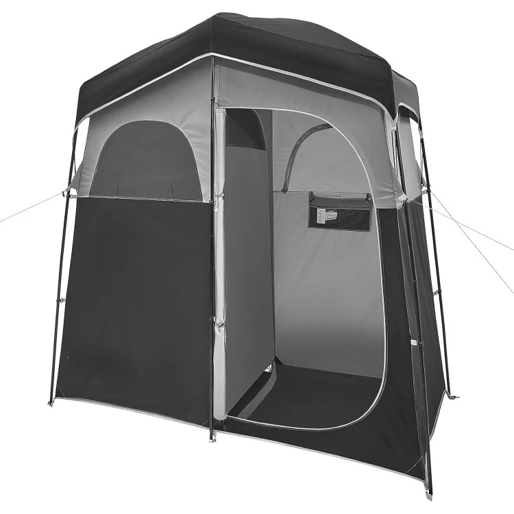 Camping Douche Tent Extra Grote Ruimte Privacy Tent Draagbare Buitendouche Tenten Voor Kamperen Met Vloerveranderende Tent Dressing