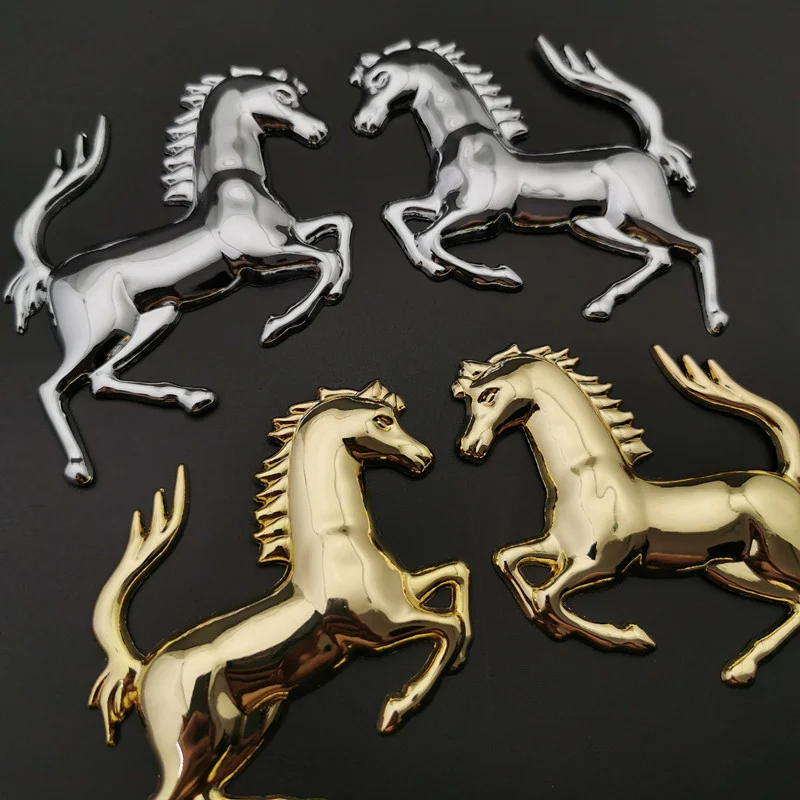 Pegatinas de modificación de marca trasera de carrocería de coche personalizadas 3D para Ferrari F430 Stradale Roma 488 Spider SF90 Portofino F8 Superfast