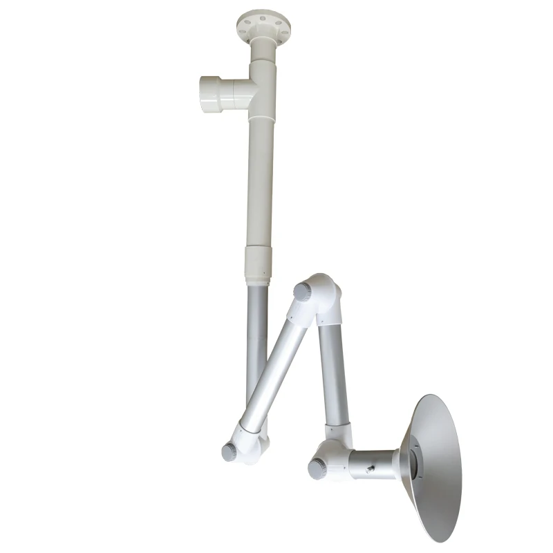 Deckenmontierter PP-Auspuff mit 3 Armen